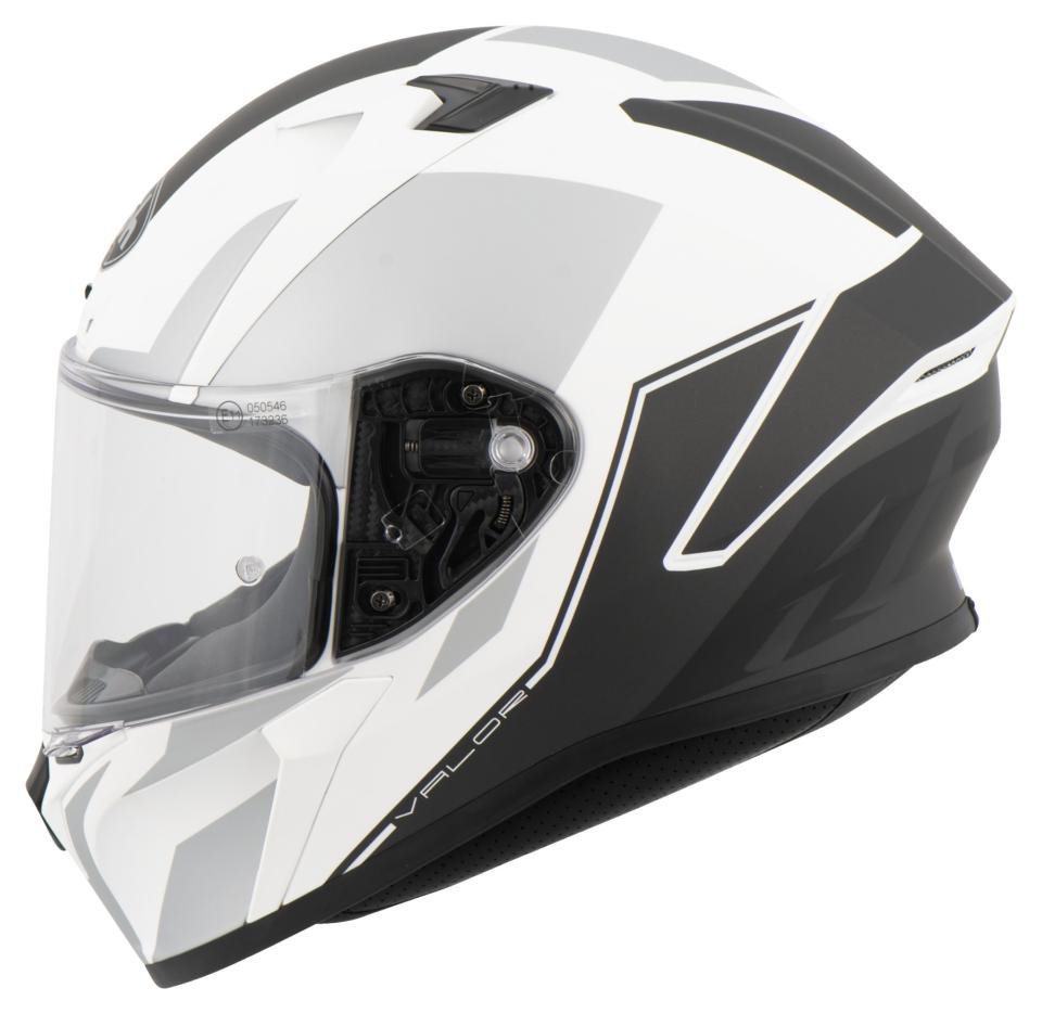 VALOR WINGS   WHITE MATT HELMET ON-ROAD AIROH Casco ON-ROAD in resina termoplastica