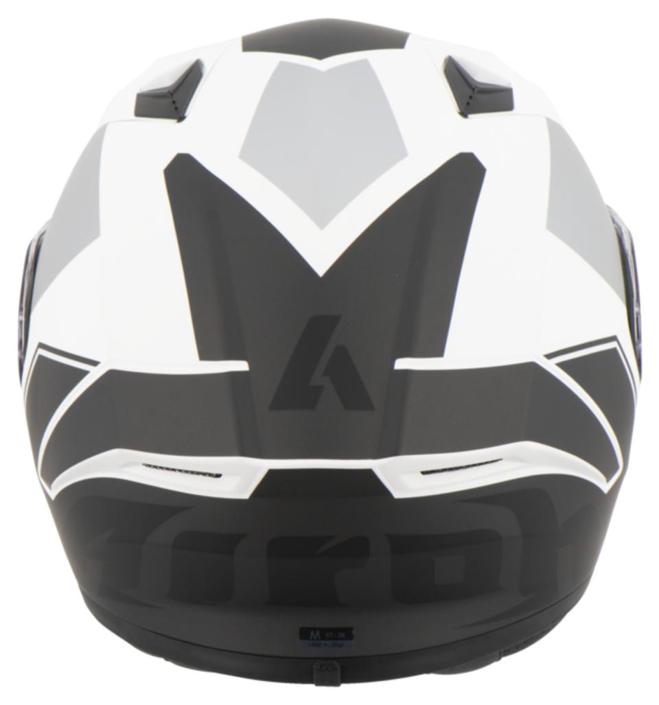 VALOR WINGS   WHITE MATT HELMET ON-ROAD AIROH Casco ON-ROAD in resina termoplastica