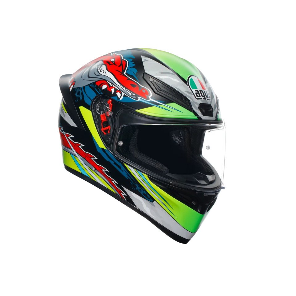 K1-S DUNDEE AGV LIME/RED MATT