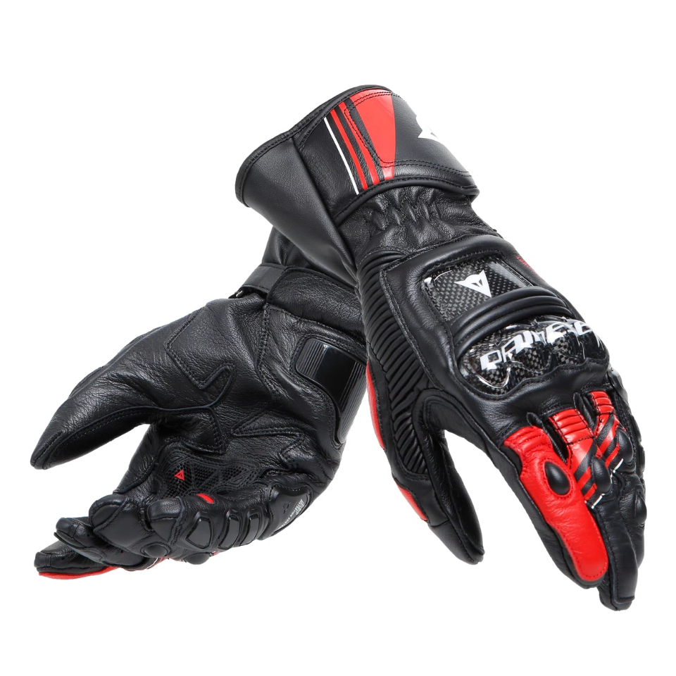 DRUID 4 LEATHER GLOVES DAINESE Guanti moto racing in pelle ovina con protezioni in carbonio sulle nocche