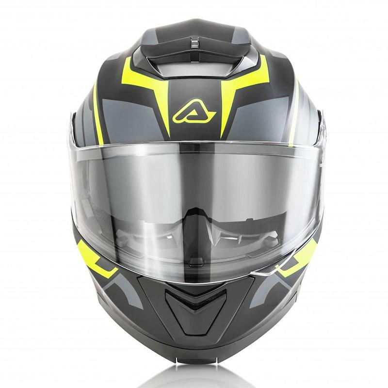 CASCO SEREL MODULARE ACERBIS BLACK/YELLOW/ GREY