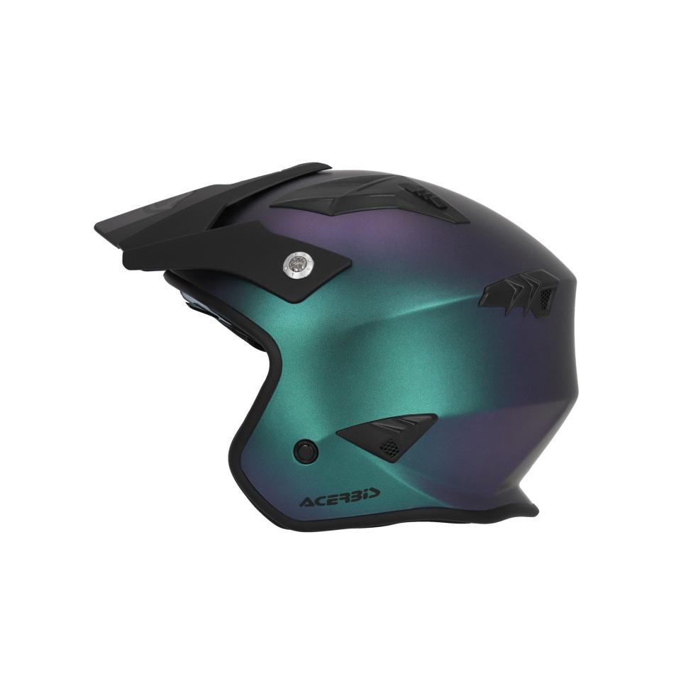 JET ARIA 22-06 METALLIC ACERBIS JET CON VISIERINO A SCOMPARSA