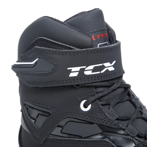 ZETA WP Scarpe moto certificate impermeabili. TCX BLACK