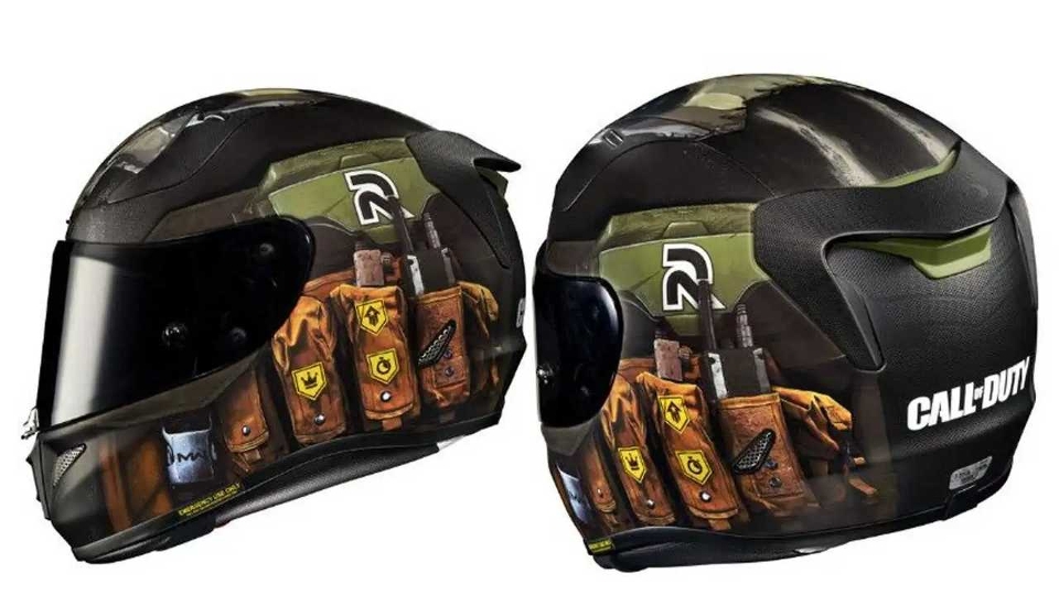 RPHA11 CALL OF DUTY HJC CASCO INTEGRALE IN FIBRE COMPOSITE