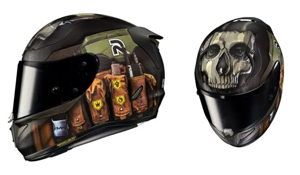 RPHA11 CALL OF DUTY HJC CASCO INTEGRALE IN FIBRE COMPOSITE