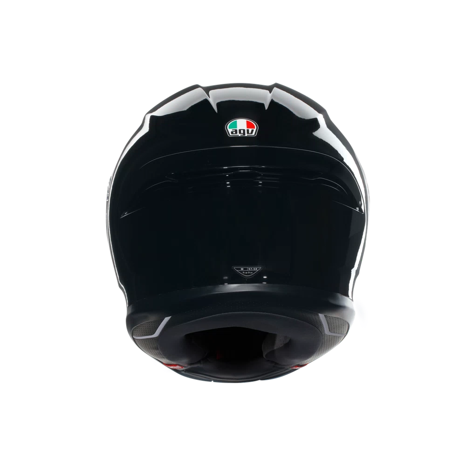 K6 S E2206 INTEGRALE/FULL FACE AGV MONO BLACK GLOSS