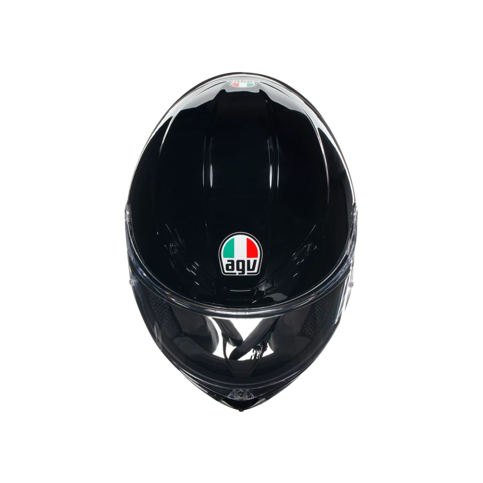 K6 S E2206 INTEGRALE/FULL FACE AGV MONO BLACK GLOSS