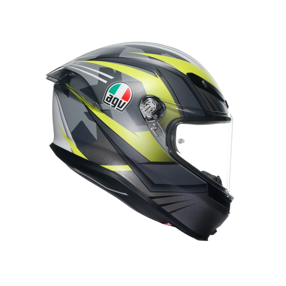 K6 S E2206 INTEGRALE/FULL FACE AGV EXCITE MATT CAMO/YELLOW FLUO