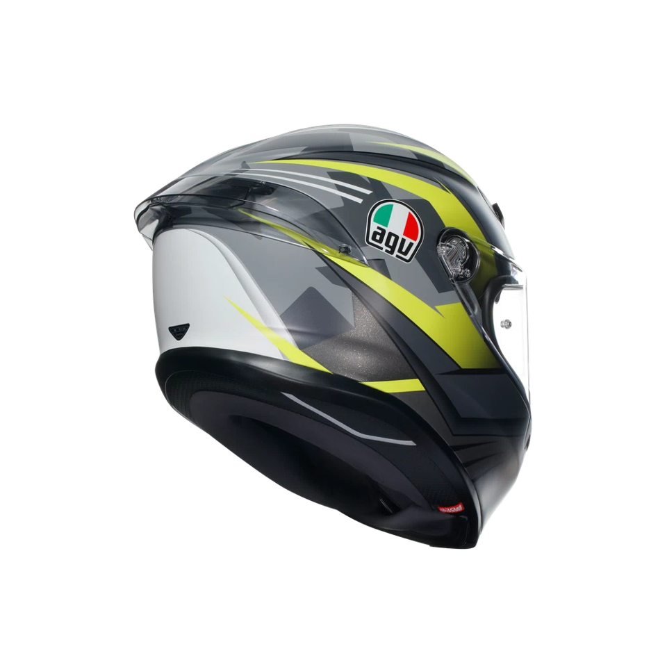 K6 S E2206 INTEGRALE/FULL FACE AGV EXCITE MATT CAMO/YELLOW FLUO