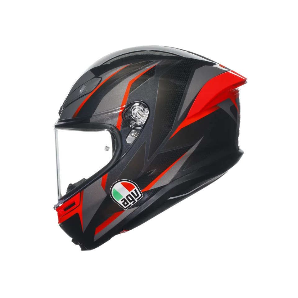 K6 S E2206 INTEGRALE/FULL FACE AGV SLASHCUT BLACK/GREY/RED