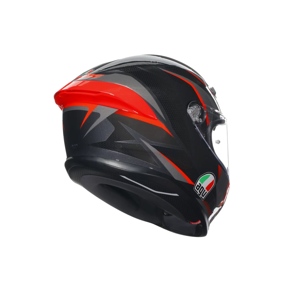 K6 S E2206 INTEGRALE/FULL FACE AGV SLASHCUT BLACK/GREY/RED