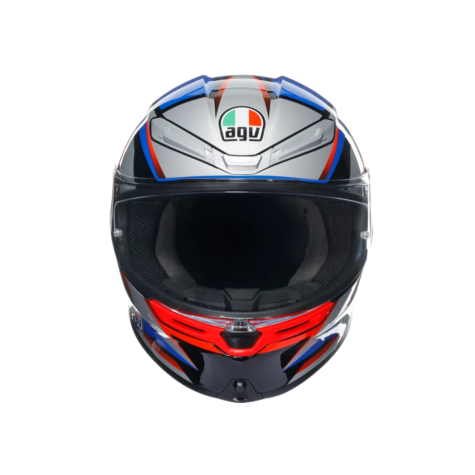 K6 S E2206 INTEGRALE/FULL FACE AGV SLASHCUT BLACK/BLUE/RED