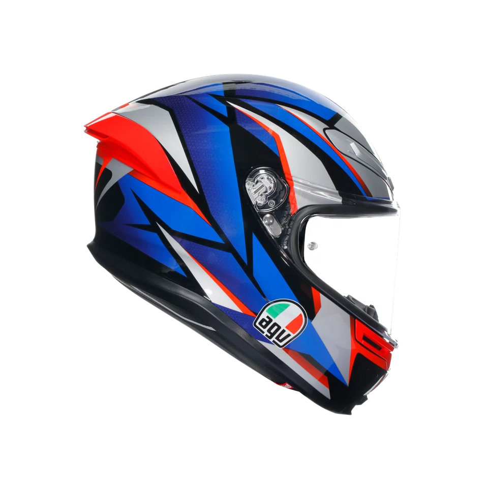 K6 S E2206 INTEGRALE/FULL FACE AGV SLASHCUT BLACK/BLUE/RED