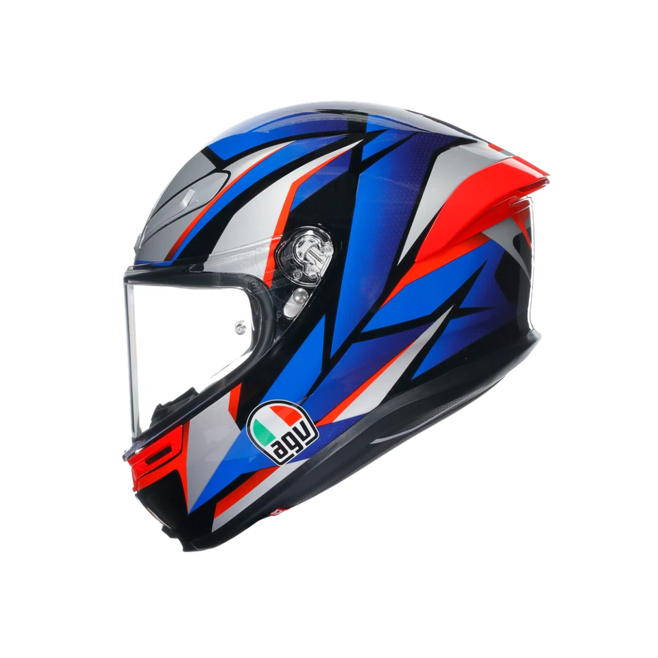 K6 S E2206 INTEGRALE/FULL FACE AGV SLASHCUT BLACK/BLUE/RED