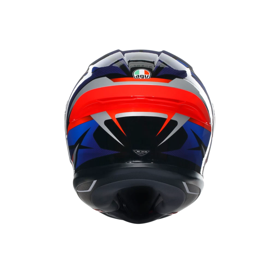 K6 S E2206 INTEGRALE/FULL FACE AGV SLASHCUT BLACK/BLUE/RED