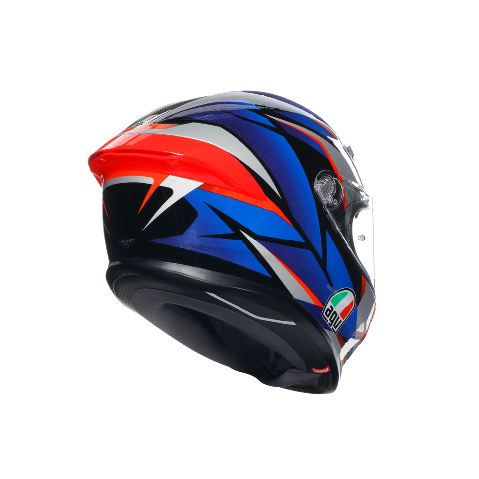 K6 S E2206 INTEGRALE/FULL FACE AGV SLASHCUT BLACK/BLUE/RED