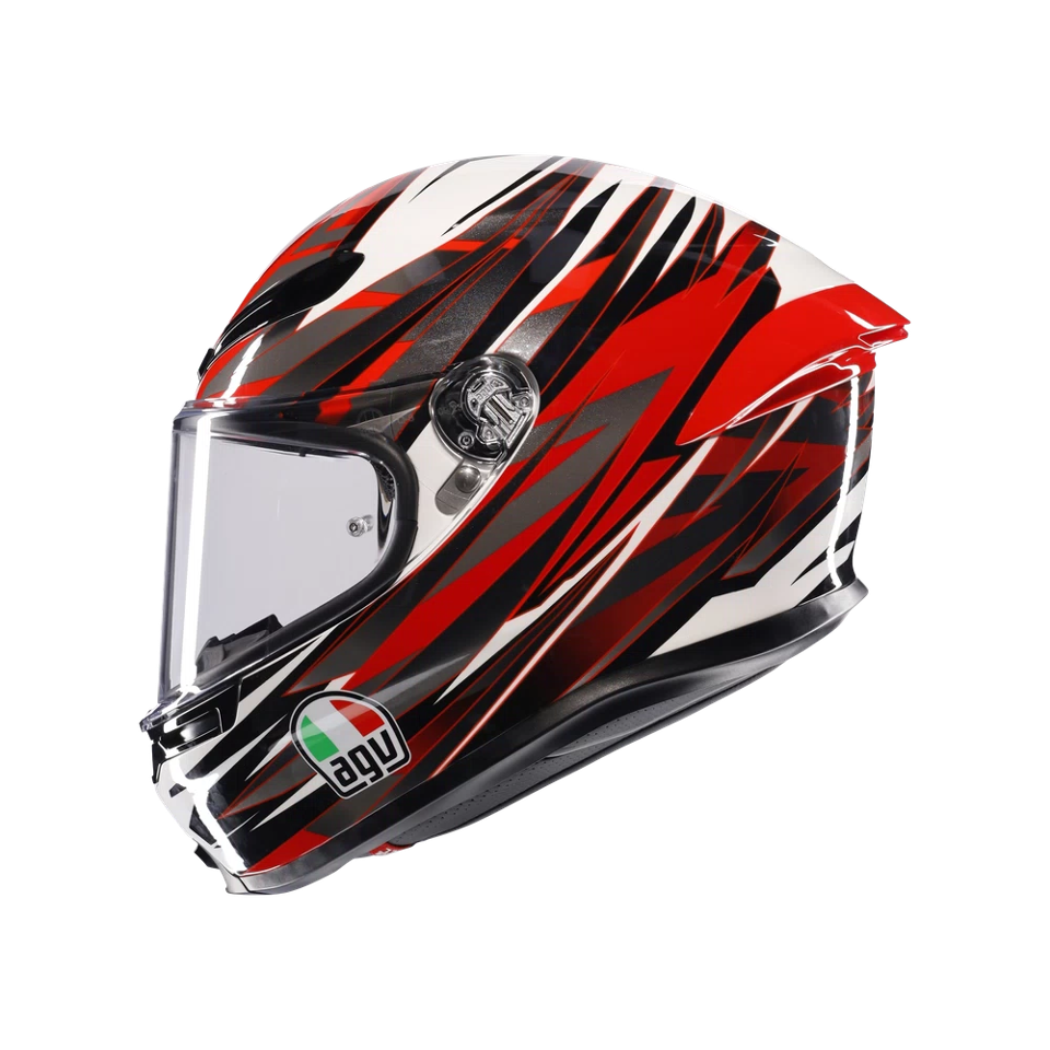 K6 S E2206 INTEGRALE/FULL FACE AGV REEVAL WHITE/RED/GREY