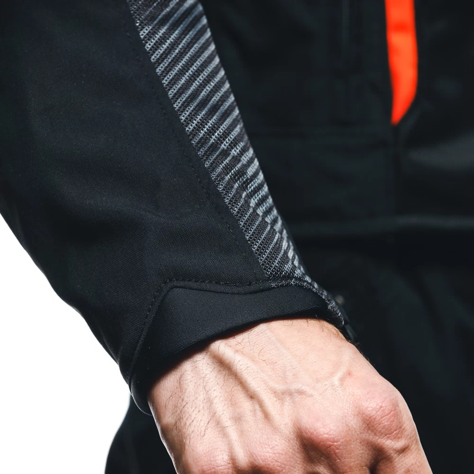 AIR FRAME 3 TEX - GIACCA MOTO ESTIVA IN TESSUTO UOMO Dainese BLACK - BLACK- FLUO RED