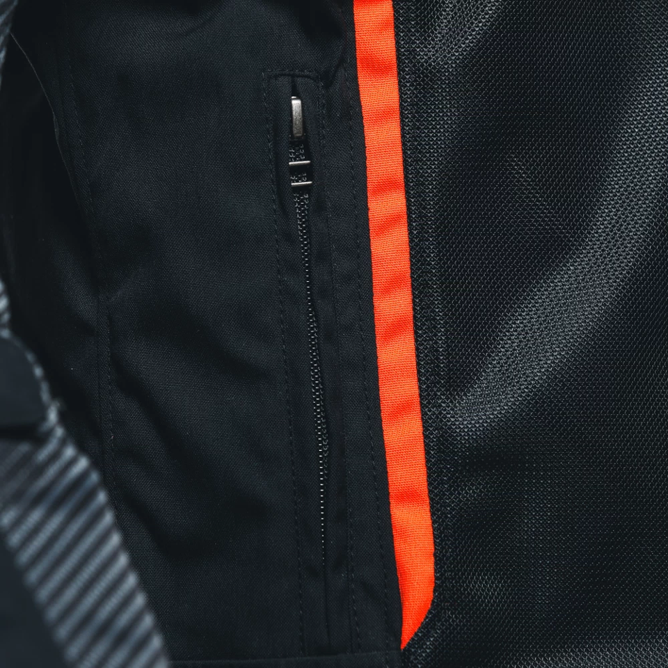 AIR FRAME 3 TEX - GIACCA MOTO ESTIVA IN TESSUTO UOMO Dainese BLACK - BLACK- FLUO RED