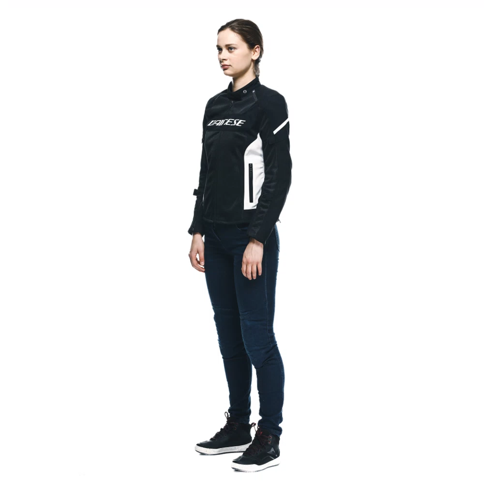 AIR FRAME 3 TEX - GIACCA MOTO ESTIVA IN TESSUTO DONNA Dainese BLACK - BLACK - WHITE