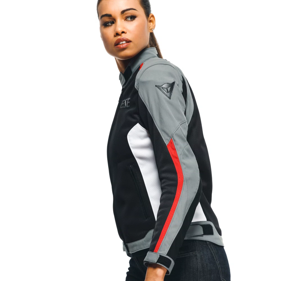 HYDRAFLUX 2 AIR D-DRY®- GIACCA MOTO ESTIVA IMPERMEABILE DONNA Dainese BLACK - CHARCOAL GREY - LAVA RED