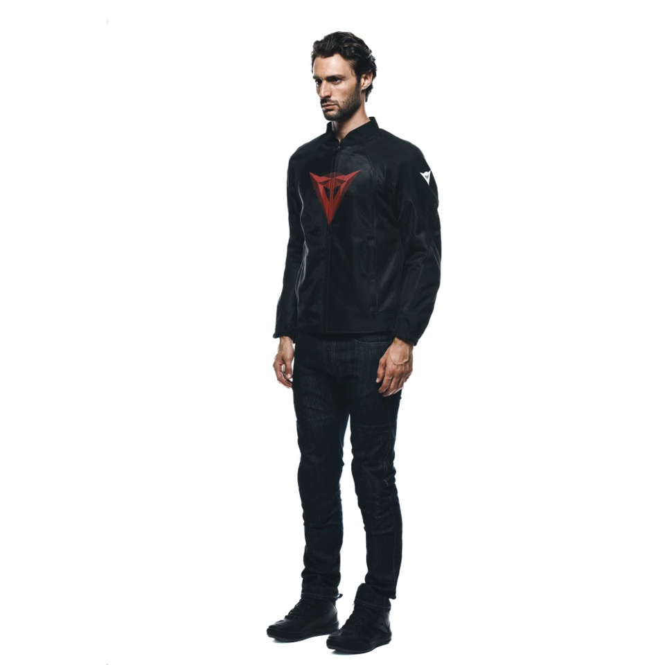 HEROSPHERE AIR TEX - GIACCA MOTO ESTIVA IN TESSUTO UOMO Dainese BLACK - RED DIAMOND