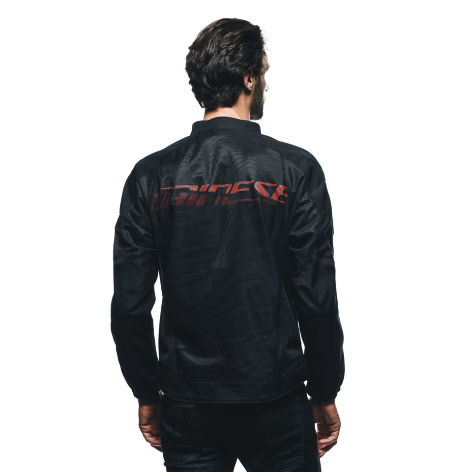 HEROSPHERE AIR TEX - GIACCA MOTO ESTIVA IN TESSUTO UOMO Dainese BLACK - RED DIAMOND