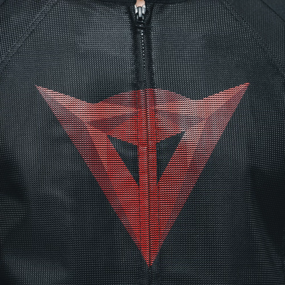HEROSPHERE AIR TEX - GIACCA MOTO ESTIVA IN TESSUTO UOMO Dainese BLACK - RED DIAMOND