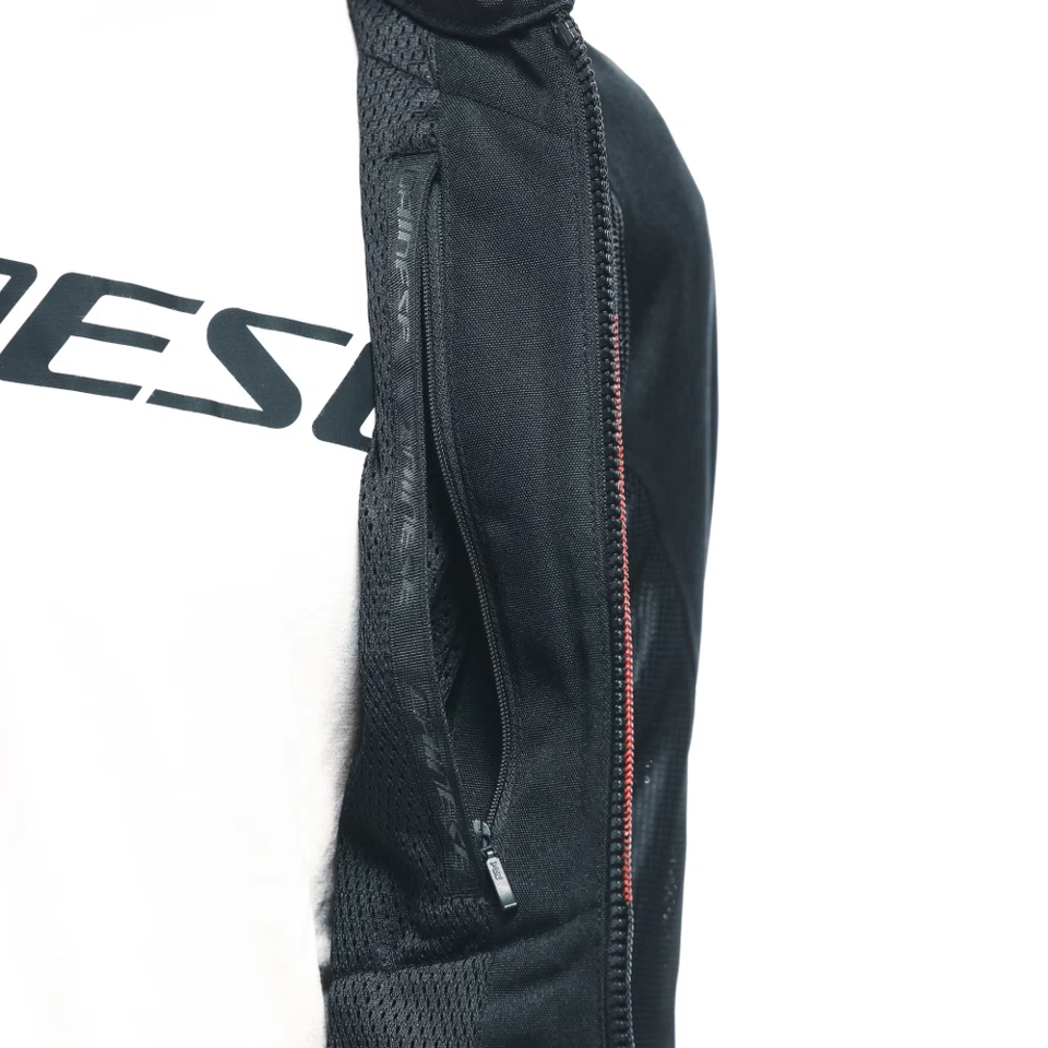 HEROSPHERE AIR TEX - GIACCA MOTO ESTIVA IN TESSUTO UOMO Dainese BLACK - RED DIAMOND