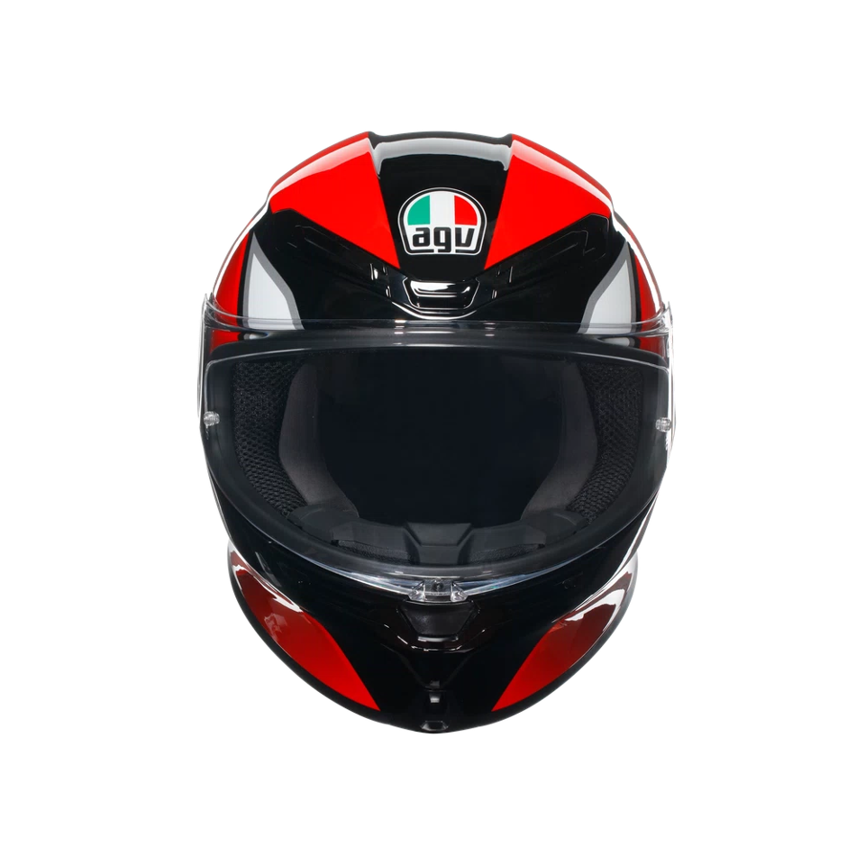 K6 S E2206 INTEGRALE/FULL FACE AGV HYPHEN BLACK/RED/WHITE