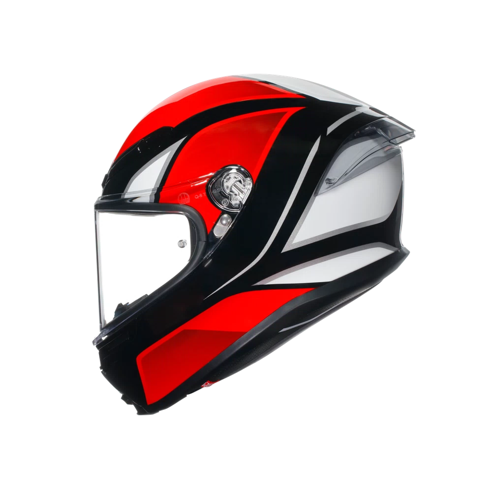 K6 S E2206 INTEGRALE/FULL FACE AGV HYPHEN BLACK/RED/WHITE