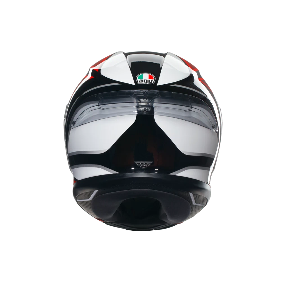 K6 S E2206 INTEGRALE/FULL FACE AGV HYPHEN BLACK/RED/WHITE