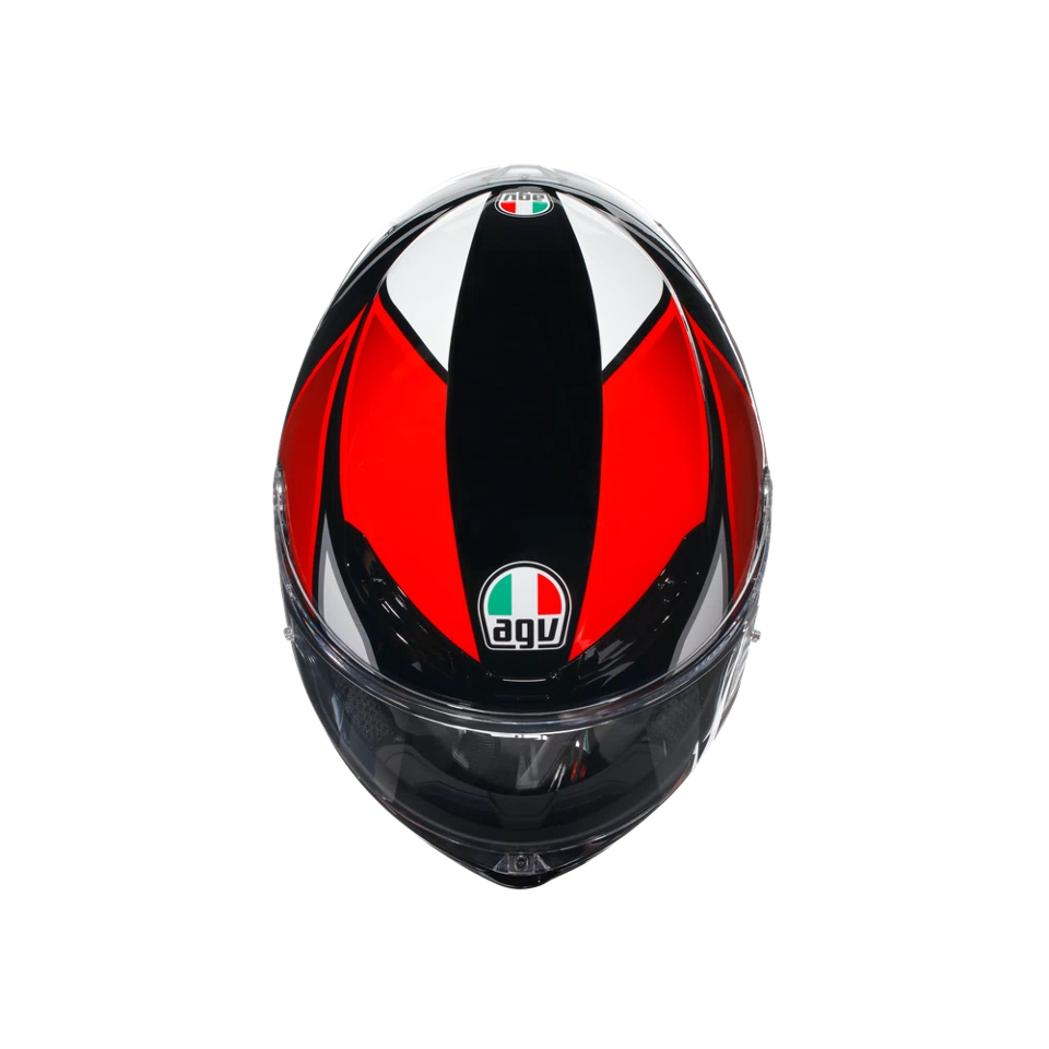 K6 S E2206 INTEGRALE/FULL FACE AGV HYPHEN BLACK/RED/WHITE