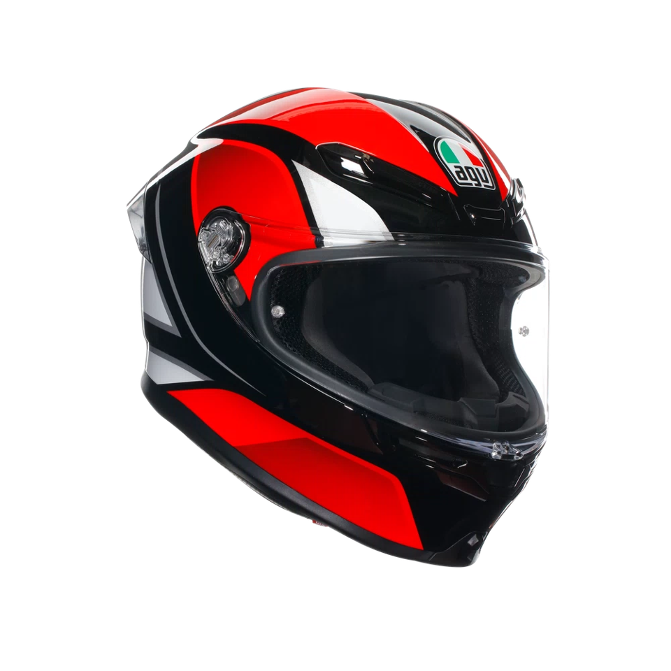 K6 S E2206 INTEGRALE/FULL FACE AGV HYPHEN BLACK/RED/WHITE