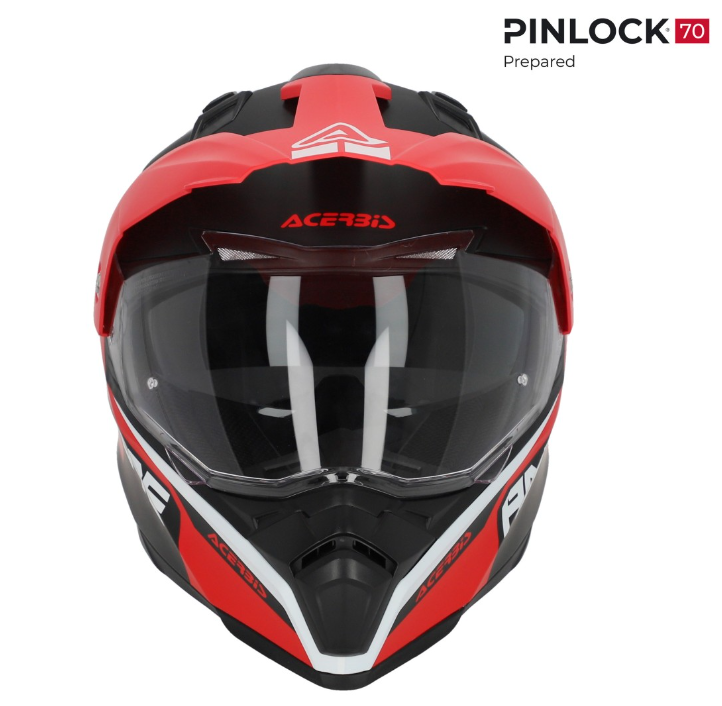 CASCO INTEGRALE ADVENTURE FLIP FS-606 22-06 ACERBIS GRIGIO/ROSSO