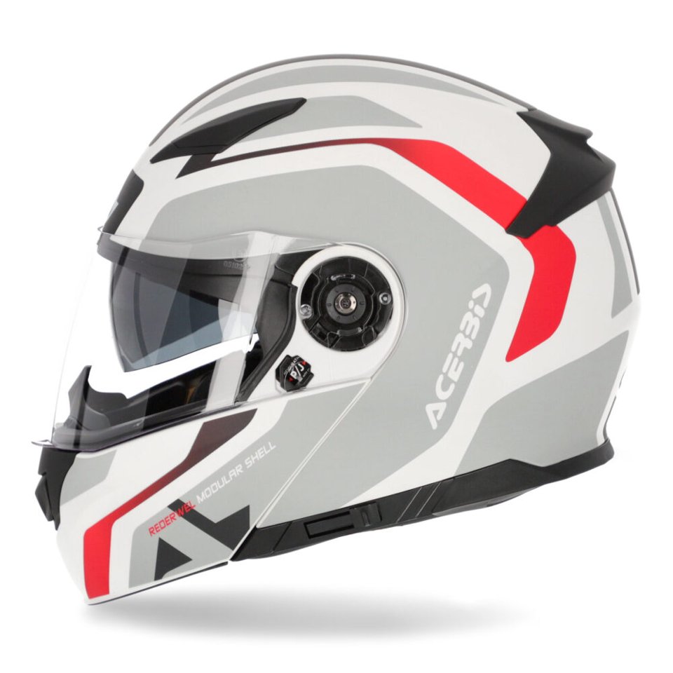 CASCO MODULARE REDERWEL P\J ACERBIS BIANCO/ROSSO