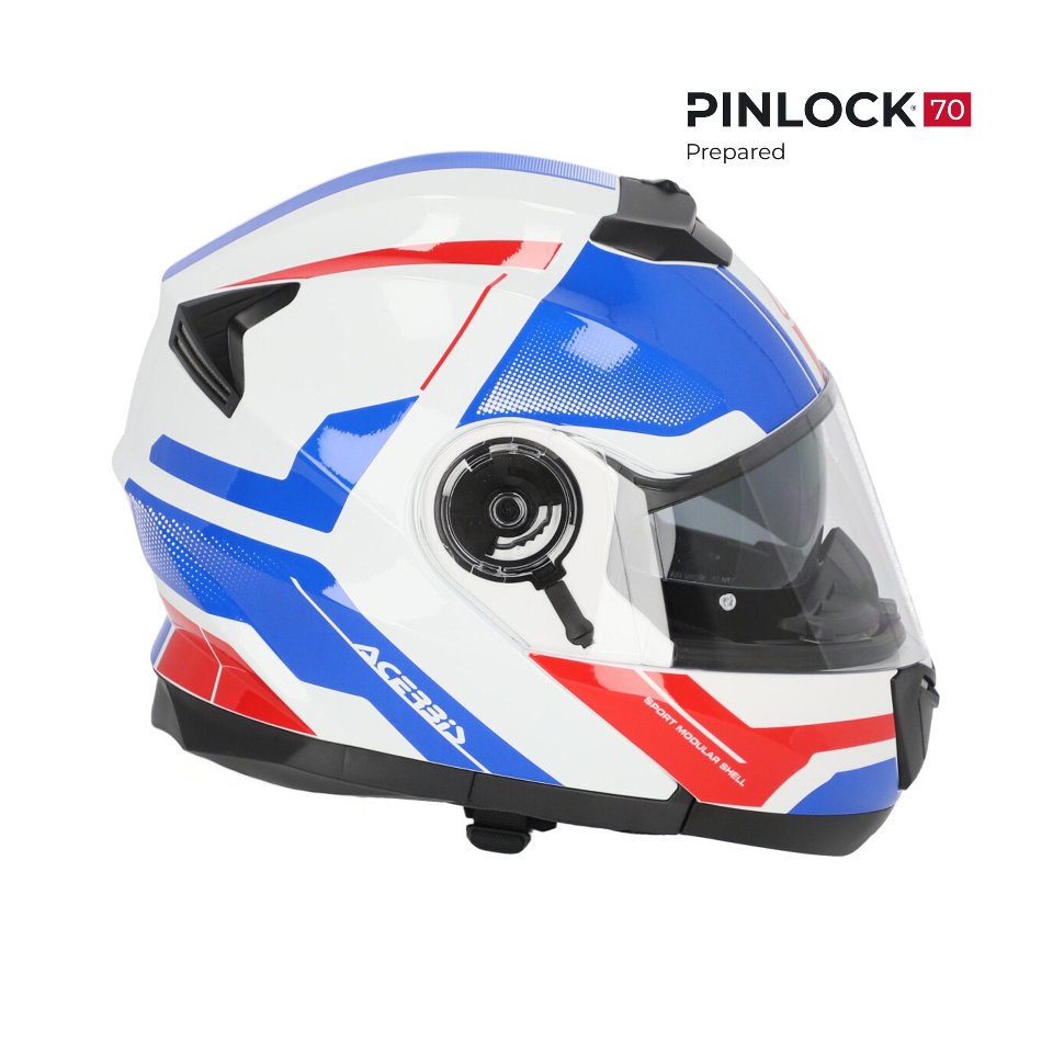 CASCO MODULARE SEREL 22-06 ACERBIS BIANCO BLU