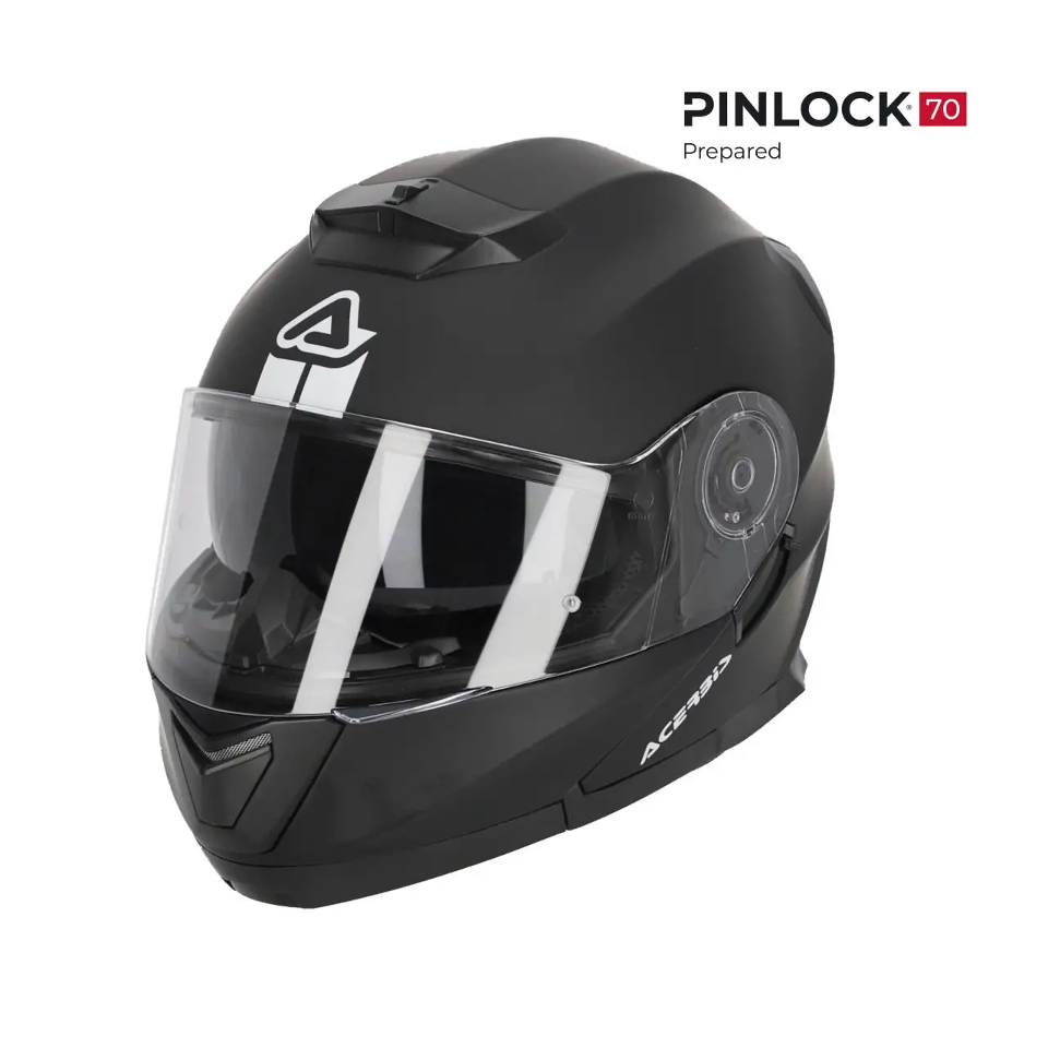 CASCO MODULARE SEREL 22-06 ACERBIS NERO OPACO