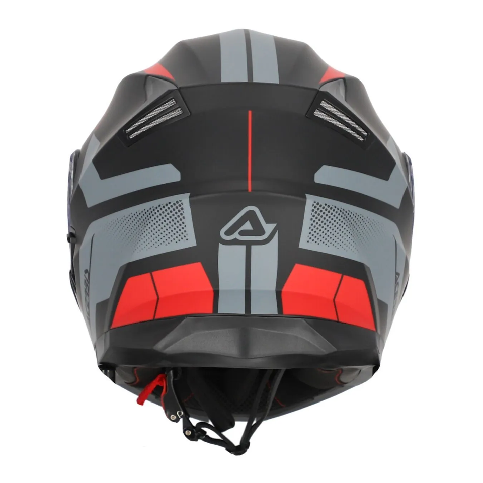 CASCO MODULARE SEREL 22-06 ACERBIS NERO/ROSSO