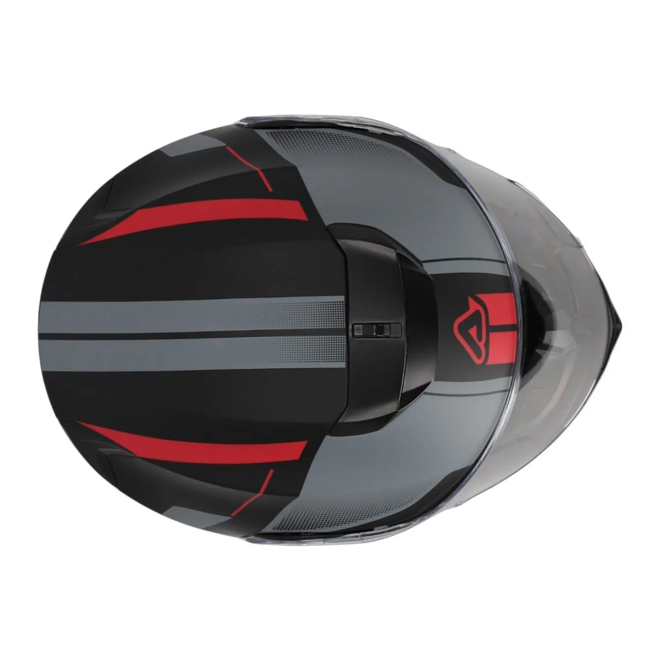 CASCO MODULARE SEREL 22-06 ACERBIS NERO/ROSSO