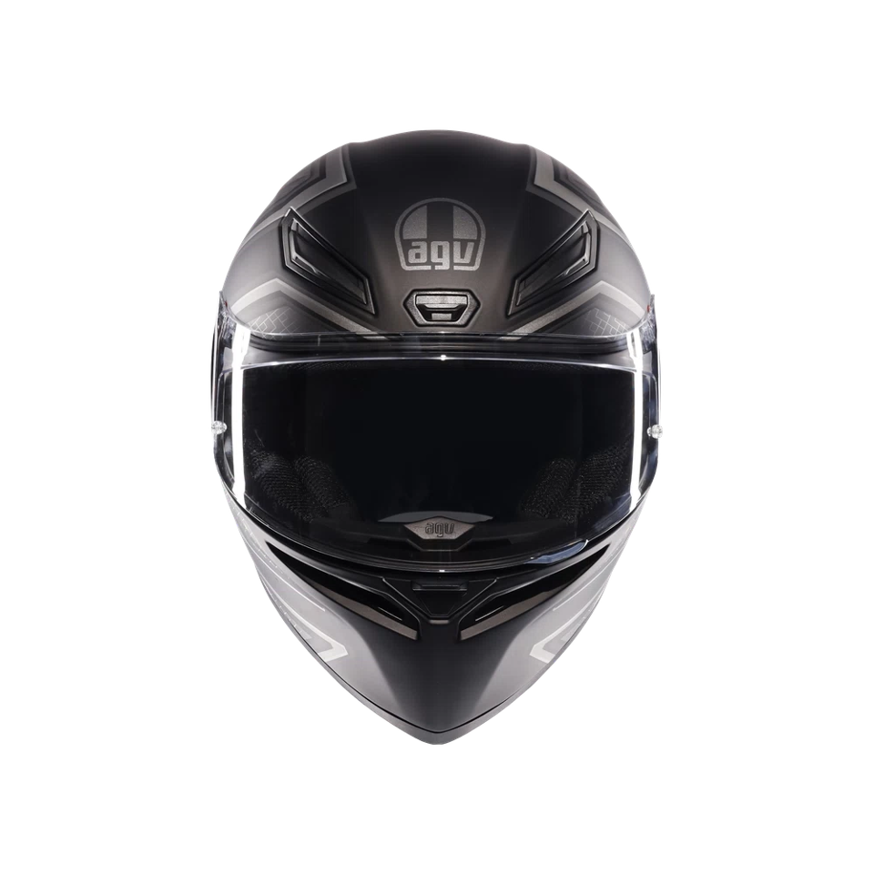 K1-S SLING CASCO MOTO INTEGRALE AGV MATT BLACK - GREY