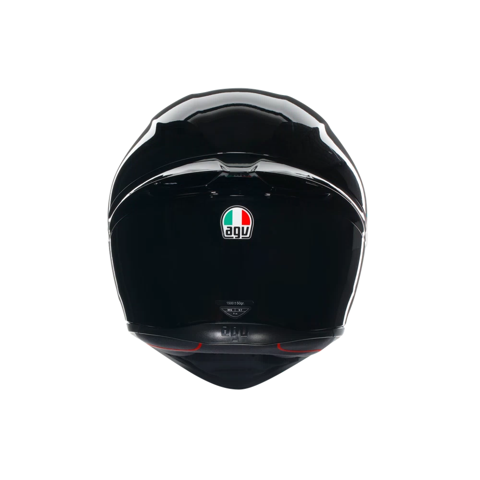 K1-S CASCO MOTO INTEGRALE AGV MONO BLACK GLOSS