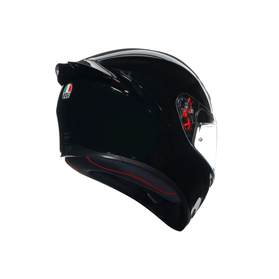 K1-S CASCO MOTO INTEGRALE AGV MONO BLACK GLOSS