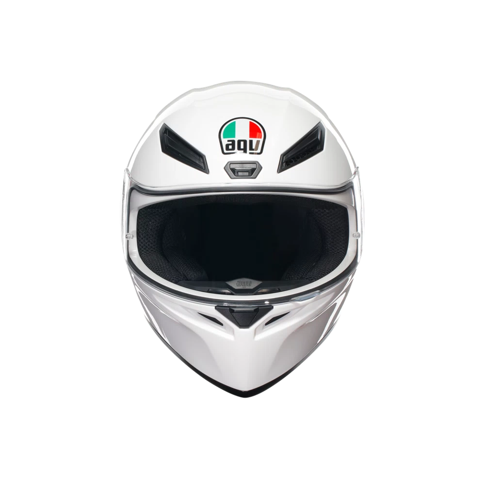 K1-S CASCO MOTO INTEGRALE AGV MONO WHITE GLOSS