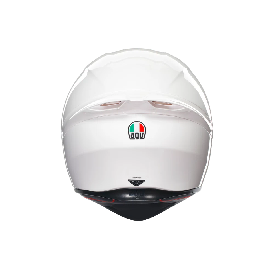 K1-S CASCO MOTO INTEGRALE AGV MONO WHITE GLOSS