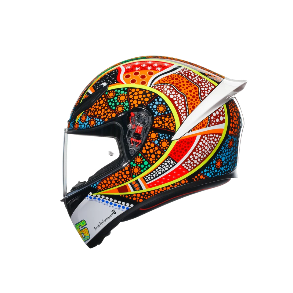 K1-S DREAMTIME CASCO MOTO INTEGRALE AGV E 2206