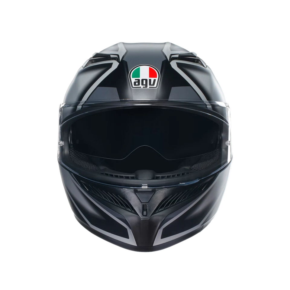 K3 CASCO MOTO INTEGRALE 2206 AGV COMPOUND MATT BLACK/GREY