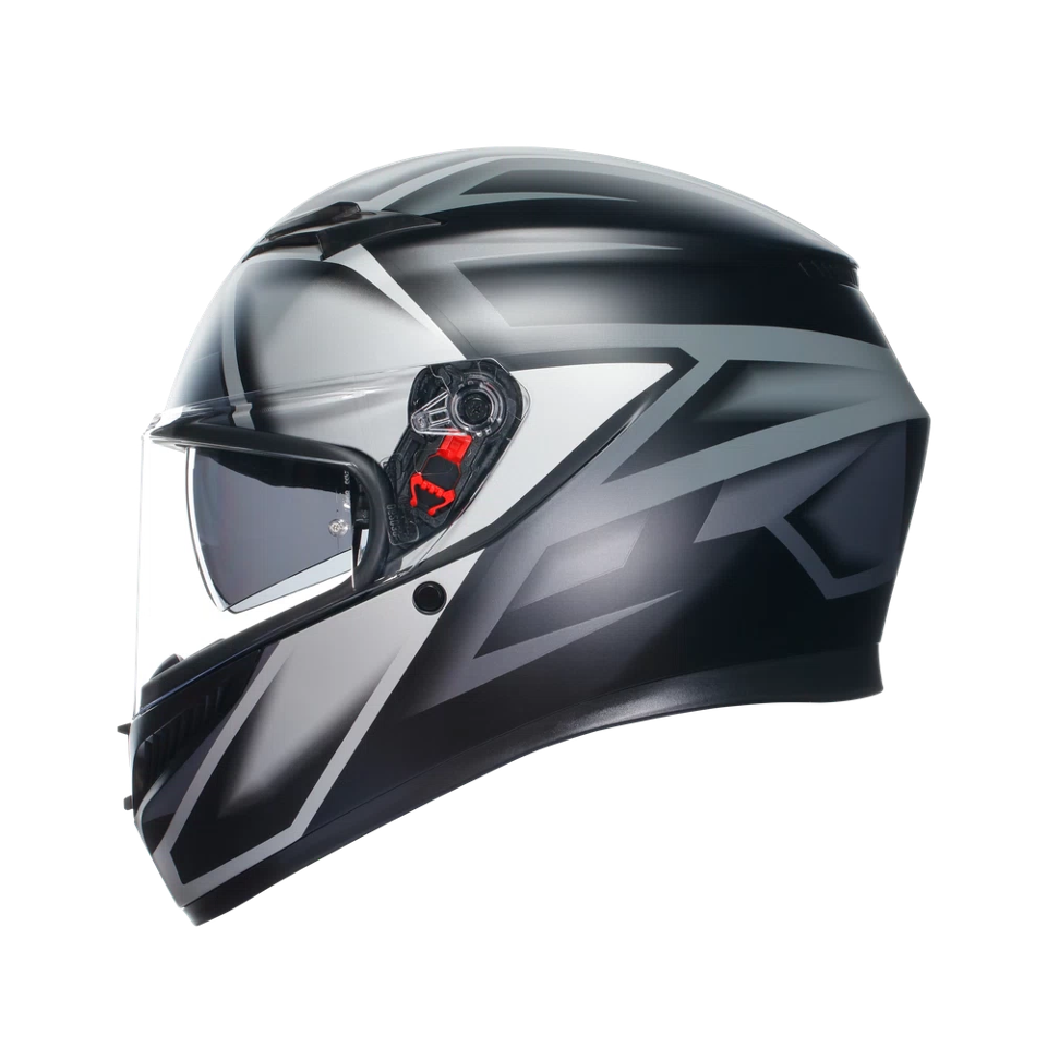 K3 CASCO MOTO INTEGRALE 2206 AGV COMPOUND MATT BLACK/GREY