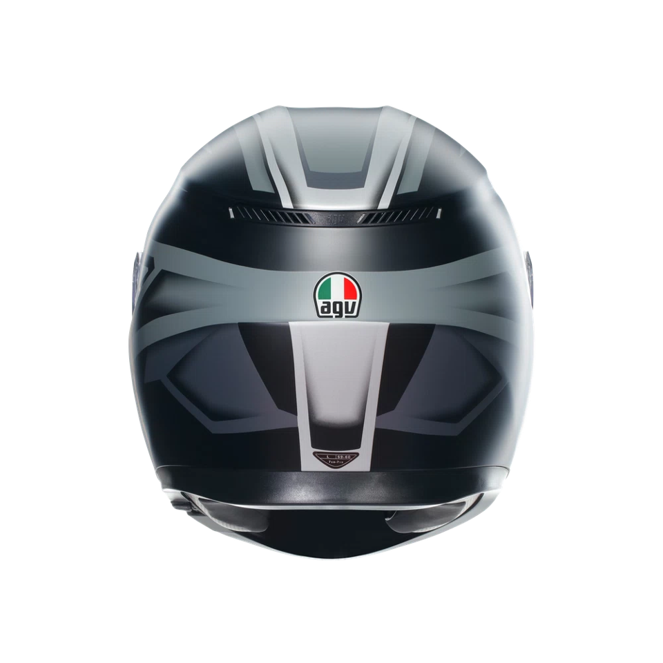 K3 CASCO MOTO INTEGRALE 2206 AGV COMPOUND MATT BLACK/GREY