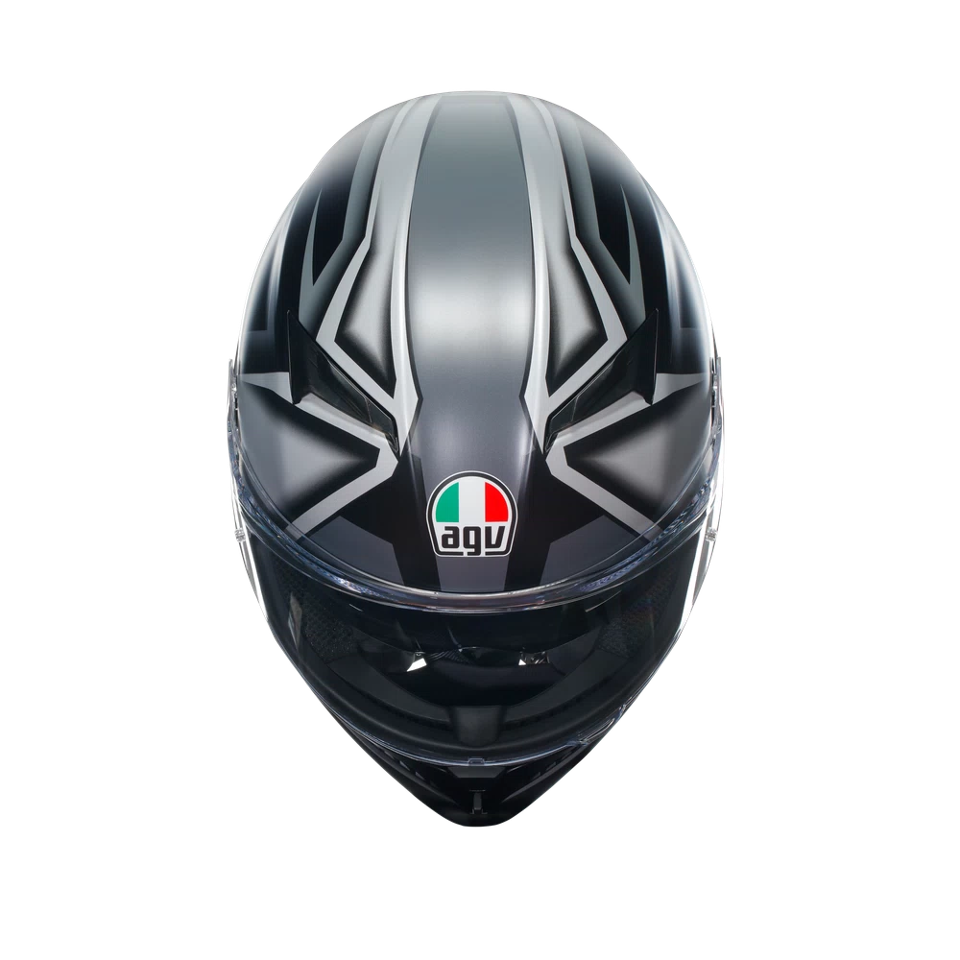 K3 CASCO MOTO INTEGRALE 2206 AGV COMPOUND MATT BLACK/GREY